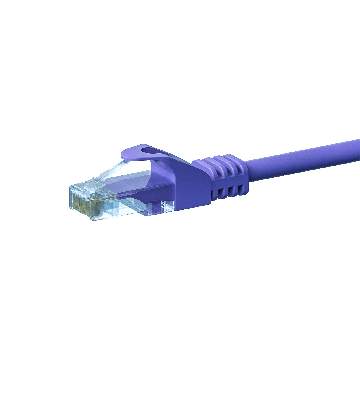 UTP CAT5e patchkabel 3m paars - 100% koper