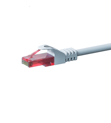UTP CAT6 patchkabel 0,15m wit - 100% koper