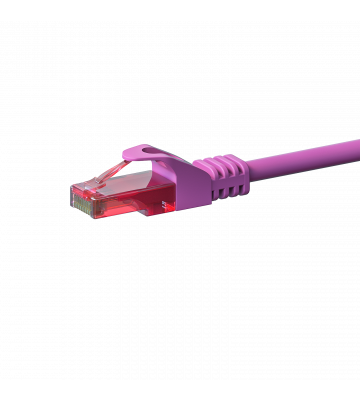 UTP CAT6 patchkabel 1m roze - 100% koper