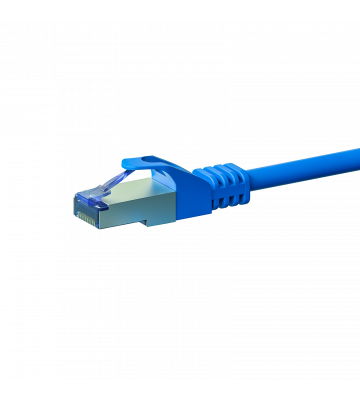 CAT6a S/FTP (PIMF) patchkabel 0,25m blauw