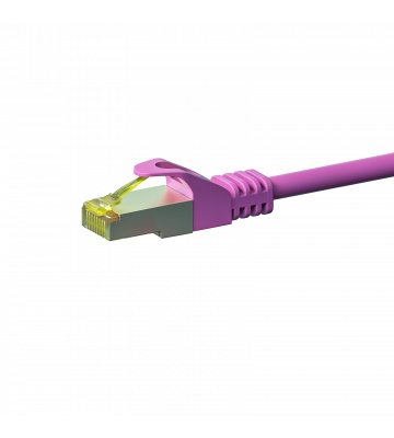 Cat7 S/FTP (PIMF) patchkabel 10m roze