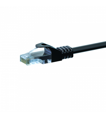 CAT5e UTP patchkabel 0,50m zwart - CCA