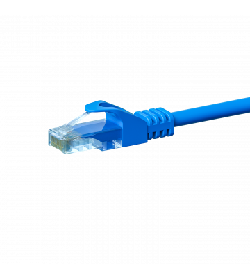 CAT5e UTP patchkabel 0,25m blauw - CCA