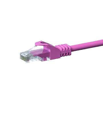 CAT5e UTP patchkabel 20m roze  - CCA