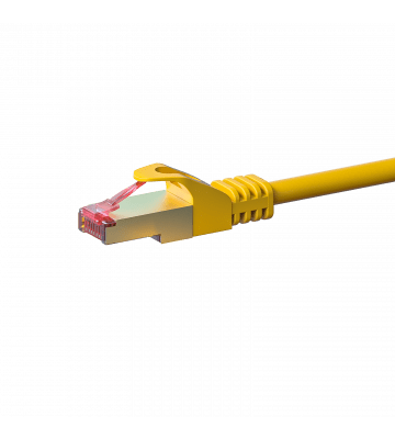 CAT6 S/FTP (PIMF) patchkabel 0,50m geel 