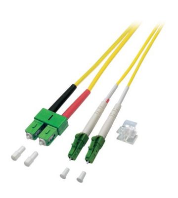 OS2 duplex glasvezel kabel LC/APC-SC/APC 7,50m