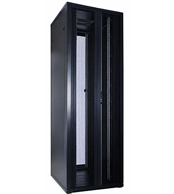 47U serverkast met dubbele geperforeerde voor- en achterdeur 800x1000x2200mm (BxDxH)