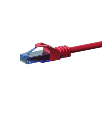 UTP CAT6a patchkabel 5m rood - 100% koper