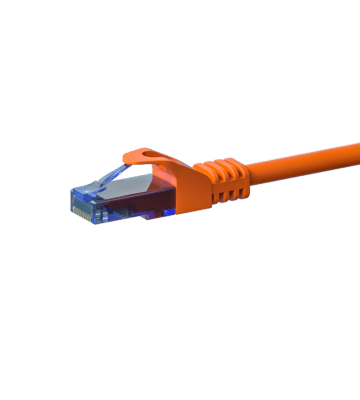 UTP CAT6a patchkabel 5m oranje - 100% koper