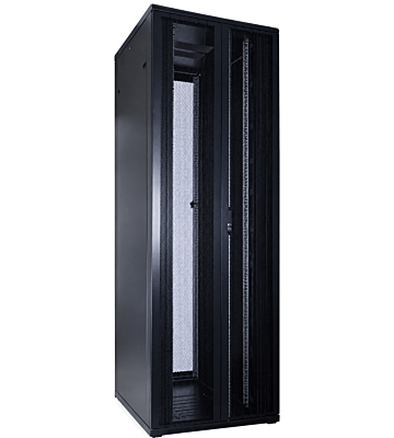 47U serverkast met dubbele geperforeerde voor- en achterdeur 800x1000x2200mm (BxDxH)