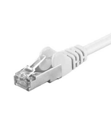 CAT5e FTP patchkabel 0,25m wit 