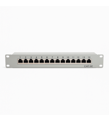 Cat5 10 inch 12 poorts STP patchpaneel