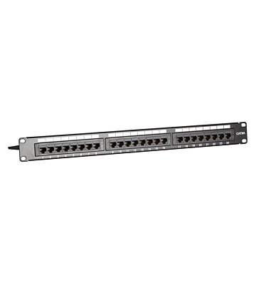CAT6a UTP patchpaneel - 24 poorts