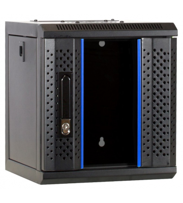 10 inch 6U serverkast met glazen deur 312x310x352mm (BxDxH)