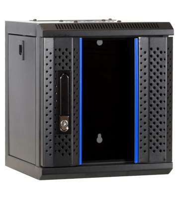 10 inch 6U serverkast met glazen deur 312x310x352mm (BxDxH)