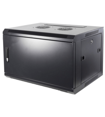 4U wandkast met metalen deur 600x450x280mm (BxDxH)