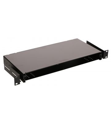 19" patchpaneel lade zwart (exclusief frontpaneel) ongemonteerd