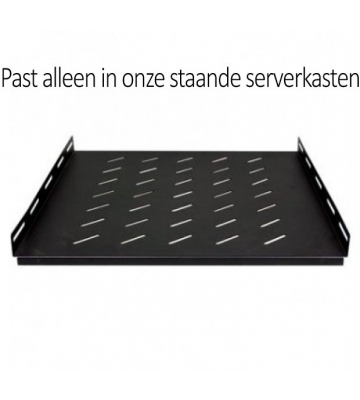 Zware lasten legbord voor 600mm diepe serverkast - 1U (100 kg)