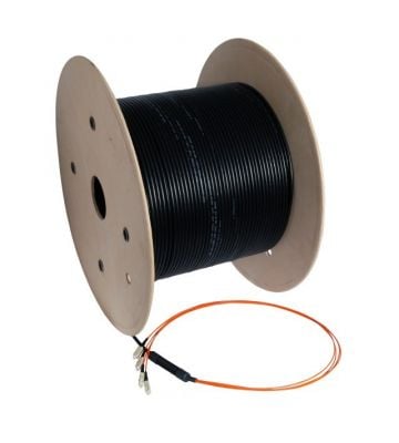 OM4 glasvezel kabel op maat 12 vezels incl. connectoren