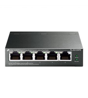 TP-Link 5-poorts SG105PE unmanaged PoE smart switch