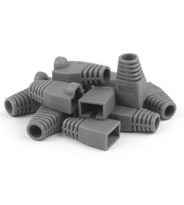 DANICOM RJ45 Kabeltule Grijs - 10 stuks