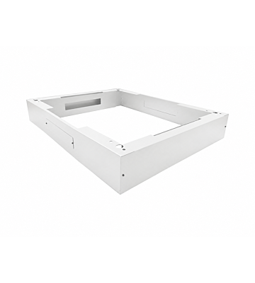 Sokkel voor 19 inch serverkasten 800x1000x150mm (BxDxH) - Wit