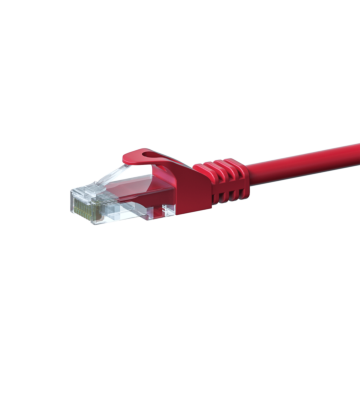 UTP CAT5e patchkabel 1,50m rood - 100% koper