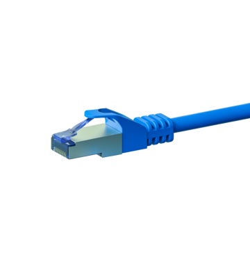CAT6a S/FTP (PIMF) patchkabel 0,50m blauw