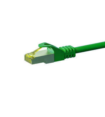 Cat7 S/FTP (PIMF) patchkabel 15m groen