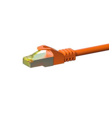 Cat7 S/FTP (PIMF) patchkabel 50m oranje