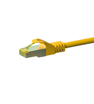 Cat7 S/FTP (PIMF) patchkabel 7,50m geel