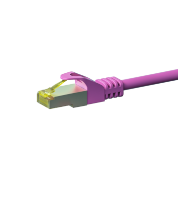 Cat7 S/FTP (PIMF) patchkabel 10m roze