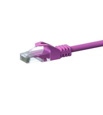 CAT6 UTP patchkabel 0,50m roze - CCA