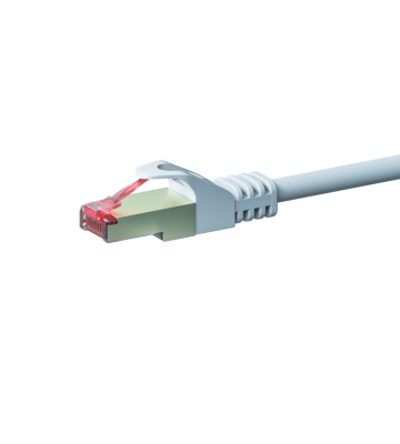 CAT6 S/FTP (PIMF) patchkabel 0,25m wit