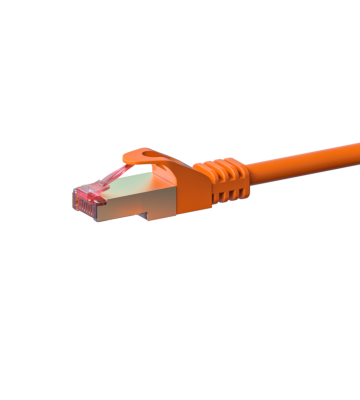 CAT6 S/FTP (PIMF) patchkabel 0,50m oranje
