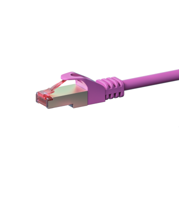 CAT6 S/FTP (PIMF) patchkabel 1m roze