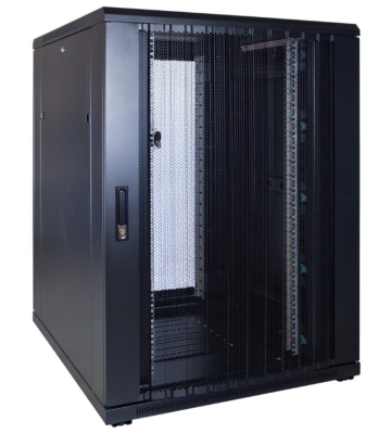22U serverkast met geperforeerde deur 800x1200x1200mm (BxDxH)
