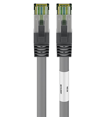 Cat8 S/FTP (PIMF) patchkabel 3m grijs