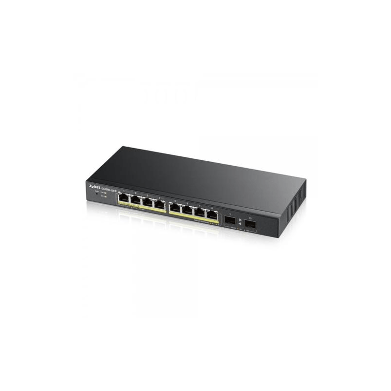 Zyxel 8-poorts GS1900 smart managed PoE+ switch