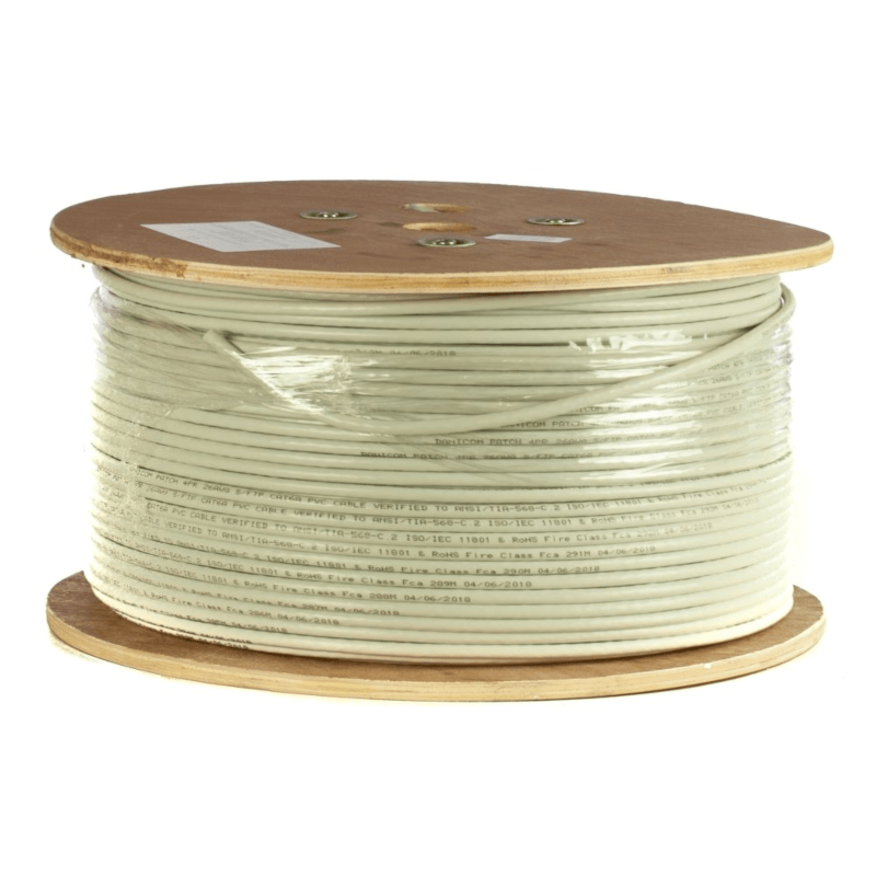 DANICOM CAT6A U/UTP 500m kabel op rol soepel - PVC (Fca)