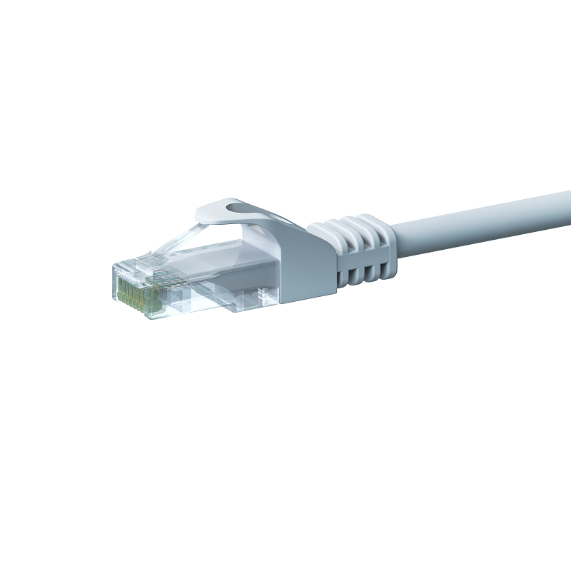 UTP CAT5e patchkabel 5m wit - 100% koper