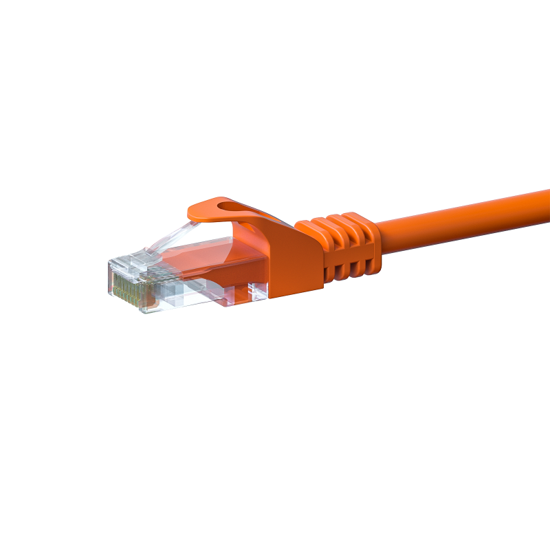 UTP CAT5e patchkabel 2m oranje - 100% koper