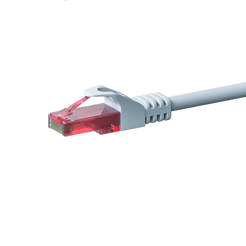 UTP CAT6 patchkabel 0,15m wit - 100% koper