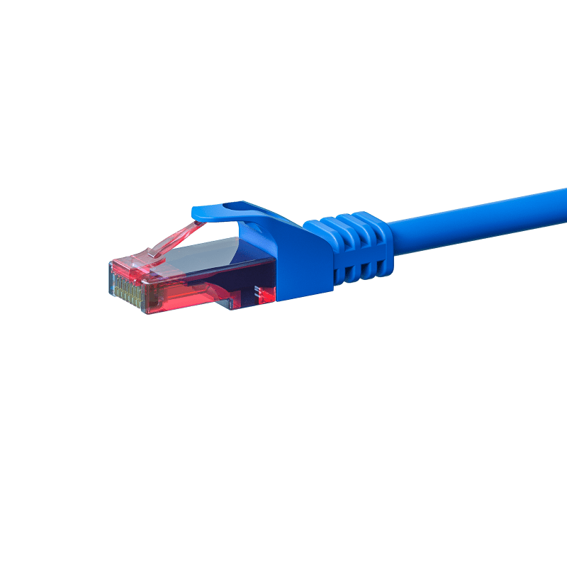 UTP CAT6 patchkabel 7,5m blauw - 100% koper