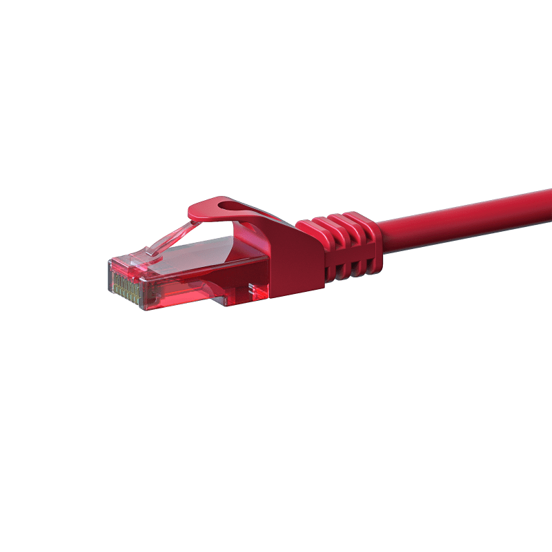 UTP CAT6 patchkabel 3m rood - 100% koper