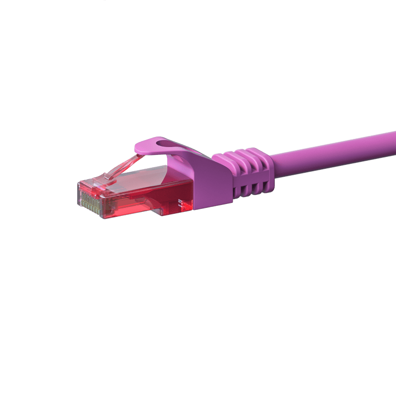 UTP CAT6 patchkabel 20m roze - 100% koper