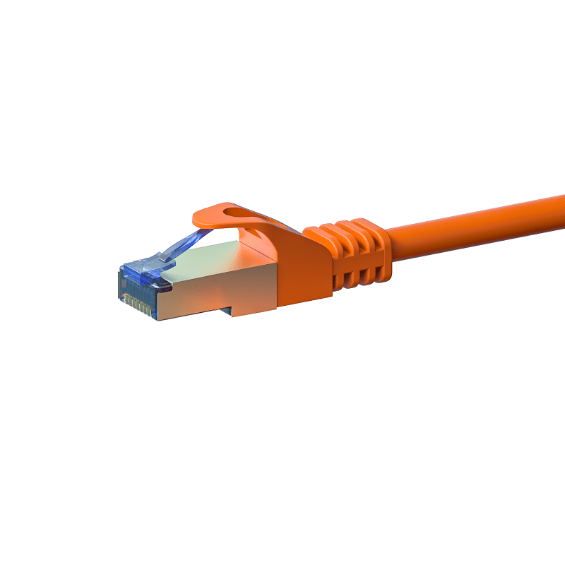 CAT6a S/FTP (PIMF) patchkabel 30m oranje