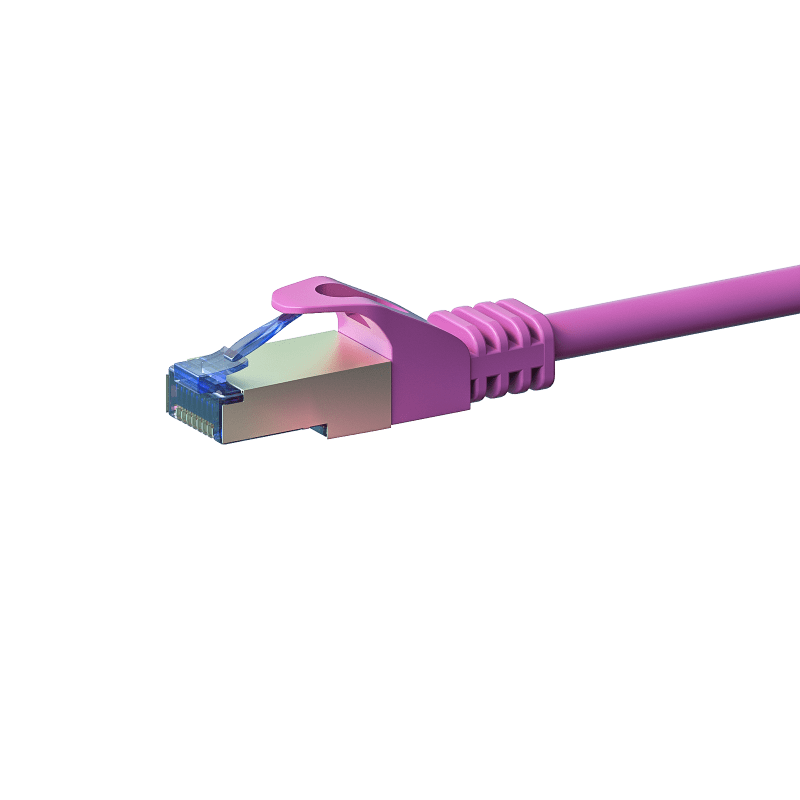 CAT6a S/FTP (PIMF) patchkabel 10m roze