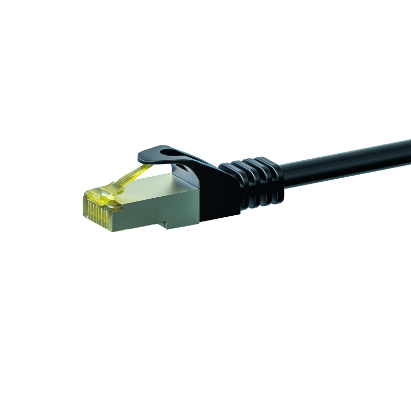 Cat7 S/FTP (PIMF) patchkabel 7,50m zwart