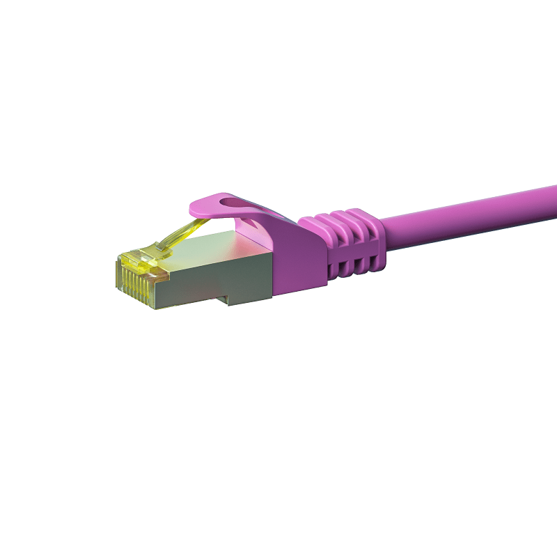 Cat7 S/FTP (PIMF) patchkabel 3m roze